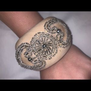 Boho Beaded Wooden Bracelet